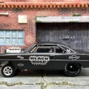 Loose Hot Wheels - 1966 Nova SS Super Nova - "Black Hole" Satin Black Livery Gasser