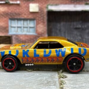 Loose Hot Wheels - 1967 Chevy Camaro - Gold Worlwide Optimism Livery