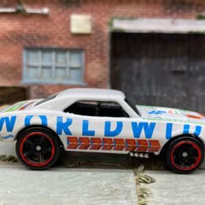 Loose Hot Wheels - 1967 Chevy Camaro - White Worlwide Optimism Livery