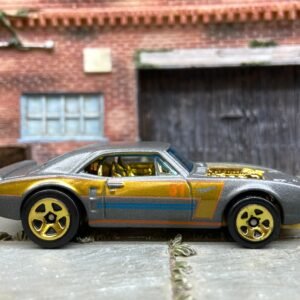 Loose Hot Wheels - 1967 Pontiac Firebird - 51st ANN Satin Gray and Gold Livery