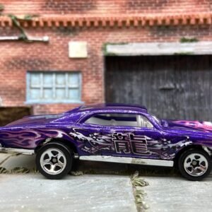 Loose Hot Wheels - 1967 Pontiac GTO - Purple with Flames
