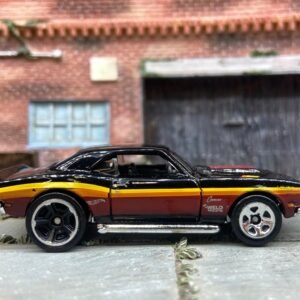Loose Hot Wheels - 1968 Chevy Camaro COPO - Black, Yellow, Orange and Brown