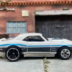 Loose Hot Wheels - 1968 Chevy Camaro COPO - White, Black and Blue