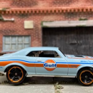 Loose Hot Wheels -1968 Chevy Nova - Blue and Orange Gulf Livery