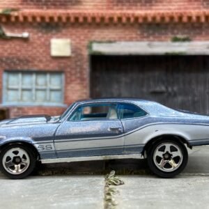 Loose Hot Wheels - 1968 Chevy Nova - Blue and White