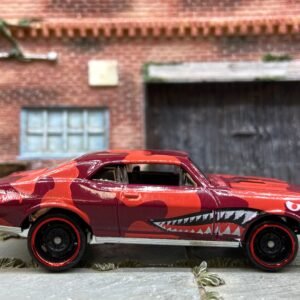 Loose Hot Wheels - 1968 Chevy Nova - Red Tiger Shark Camo