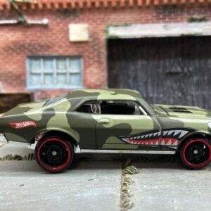 Loose Hot Wheels: 1968 Chevy Nova - Green Camouflage