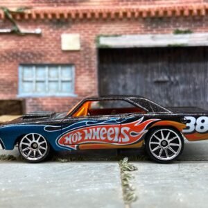 Loose Hot Wheels 1968 Dodge Dart Dressed in Hot Wheels #38 Satin Black Race Livery