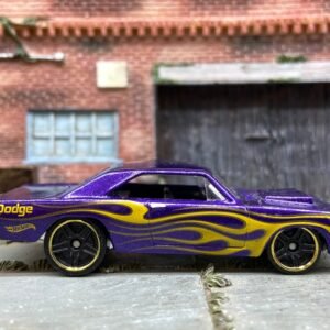 Loose Hot Wheels - 1968 Dodge Dart - Purple with Flames