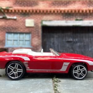 Loose Hot Wheels - 1969 Chevy Camaro Convertible - Red and White