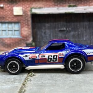 Loose Hot Wheels - 1969 Chevy Corvette COPO - Hot Wheels Blue Livery
