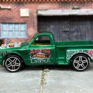 Loose Hot Wheels - 1969 Chevy Pick Up Truck - Green Lathien