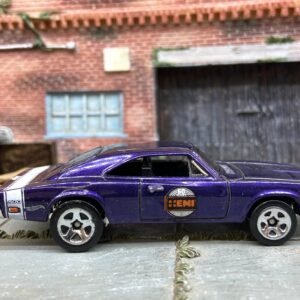 Loose Hot Wheels - 1969 Dodge Charger - HEMI Purple and White Livery