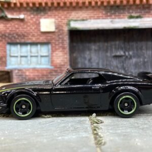 Loose Hot Wheels - 1969 Ford Mustang Boss 302 - Black and Green