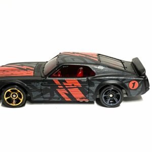 Loose Hot Wheels - 1969 Ford Mustang Boss 302 - Satin Black and Red