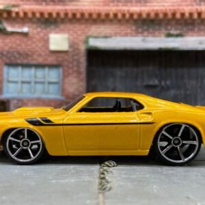 Loose Hot Wheels -1969 Ford Mustang - Yellow and Black
