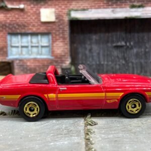 Loose Hot Wheels 1969 Ford Mustang Shelby GT500 Dressed in Red and Gold