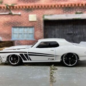 Loose Hot Wheels 1969 Mercury Cougar Eliminator Dressed in White and Black