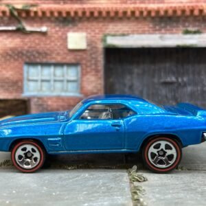 Loose Hot Wheels 1969 Pontiac Firebird T/A in 30th ANN Redline Edition Blue with Chrome Interior