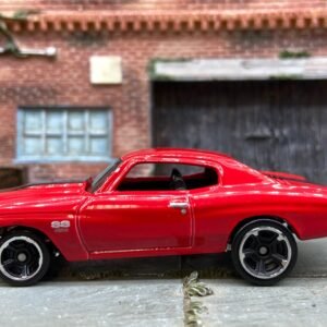 Loose Hot Wheels - 1970 Chevy Chevelle SS - Red and Black