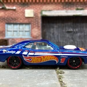 Loose Hot Wheels 1970 Dodge Challenger Dressed in Blue Hot Wheels Livery