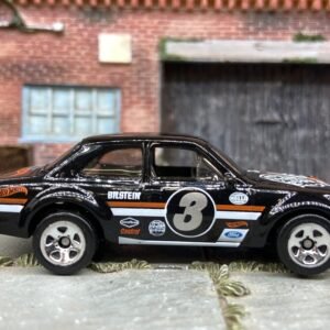 Loose Hot Wheels - 1970 Ford Escort RS 1600 - Black #3 Gum Ball 3000 Race Livery