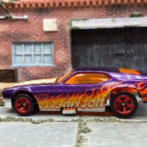 Loose Hot Wheels: 1971 Ford Mustang Drag Car - Purple