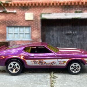 Loose Hot Wheels - 1971 Ford Mustang Mach 1 - Purple Schmurple Livery