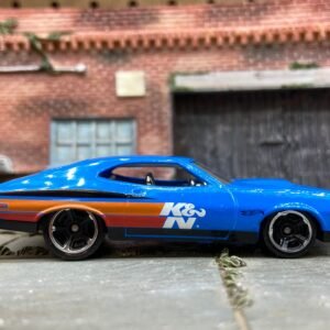 Loose Hot Wheels 1972 Ford Grand Torino Sport Dressed in K&N Air Filters Blue Livery
