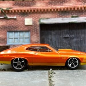 Loose Hot Wheels - 1972 Ford Grand Torino Sport - Orange and Yellow