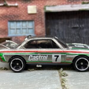 Loose Hot Wheels: 1973 BMW 3.0 CSL Dressed in Bare Metal Zamak Castrol #7 Race Livery