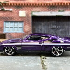 Loose Hot Wheels - 1973 Ford Falcon XB - Purple and White