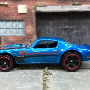 Loose Hot Wheels - 1973 Pontiac Trans AM - Blue, Black and Red