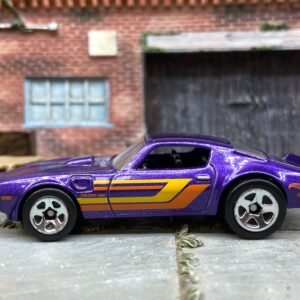 Loose Hot Wheels - 1973 Pontiac Trans AM - Purple, Orange and Yellow