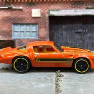Loose Hot Wheels - 1981 Chevy Camaro - Orange, Yellow and Black