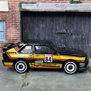 Loose Hot Wheels - 1984 Audi Sport Quattro - Black #84 Race Livery