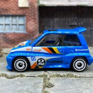 Loose Hot Wheels - 1985 Honda City Turbo II - Blue