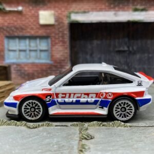 Loose Hot Wheels: 1985 Honda CRX - White, Red and Blue Race Livery