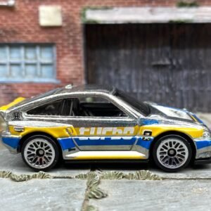Loose Hot Wheels: 1985 Honda CRX - Zamac Bare Metal Race Livery