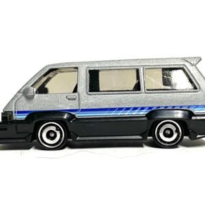 Loose Hot Wheels - 1986 Toyota Van - Silver, Black and Blue