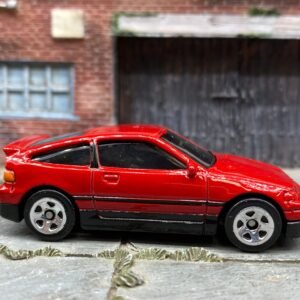 Loose Hot Wheels 1988 Honda CRX - Red and Black