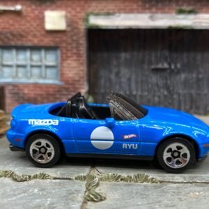 Loose Hot Wheels 1991 Mazda MX-5 Miata - Blue and White