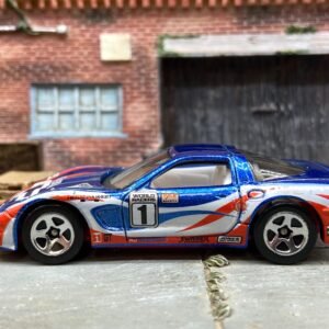 Loose Hot Wheels 1997 Chevy Corvette Dressed in Red White and Blue USA1 Livery