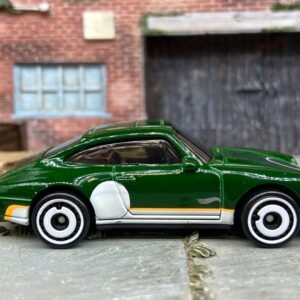 Loose Hot Wheels - 1996 Porsche Carrera - Green and White