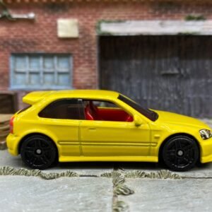 Loose Hot Wheels - 1999 Honda Civic Type R - Yellow