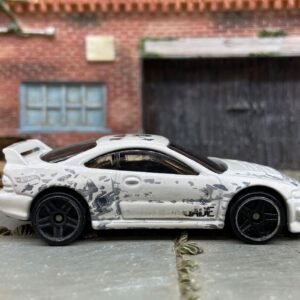 Loose Hot Wheels 2001 Acura Integra GSR Dressed in White Skull and Cross Bones Boost Brigade Livery