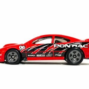 Loose Hot Wheels - 2006 Pontiac GTO Drag Car - Red and Black Pontiac Livery
