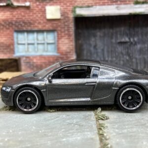 Loose Hot Wheels 2007 Audi R8 Dressed in Dark Gray
