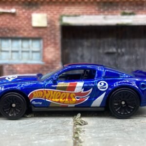 Loose Hot Wheels - 2010 Ford Mustang Shelby GT500 Super Snake - in Blue Hot Wheels Livery