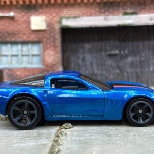 Loose Hot Wheels - 2011 Chevy Corvette Grand Sport - Blue, Black and Red
